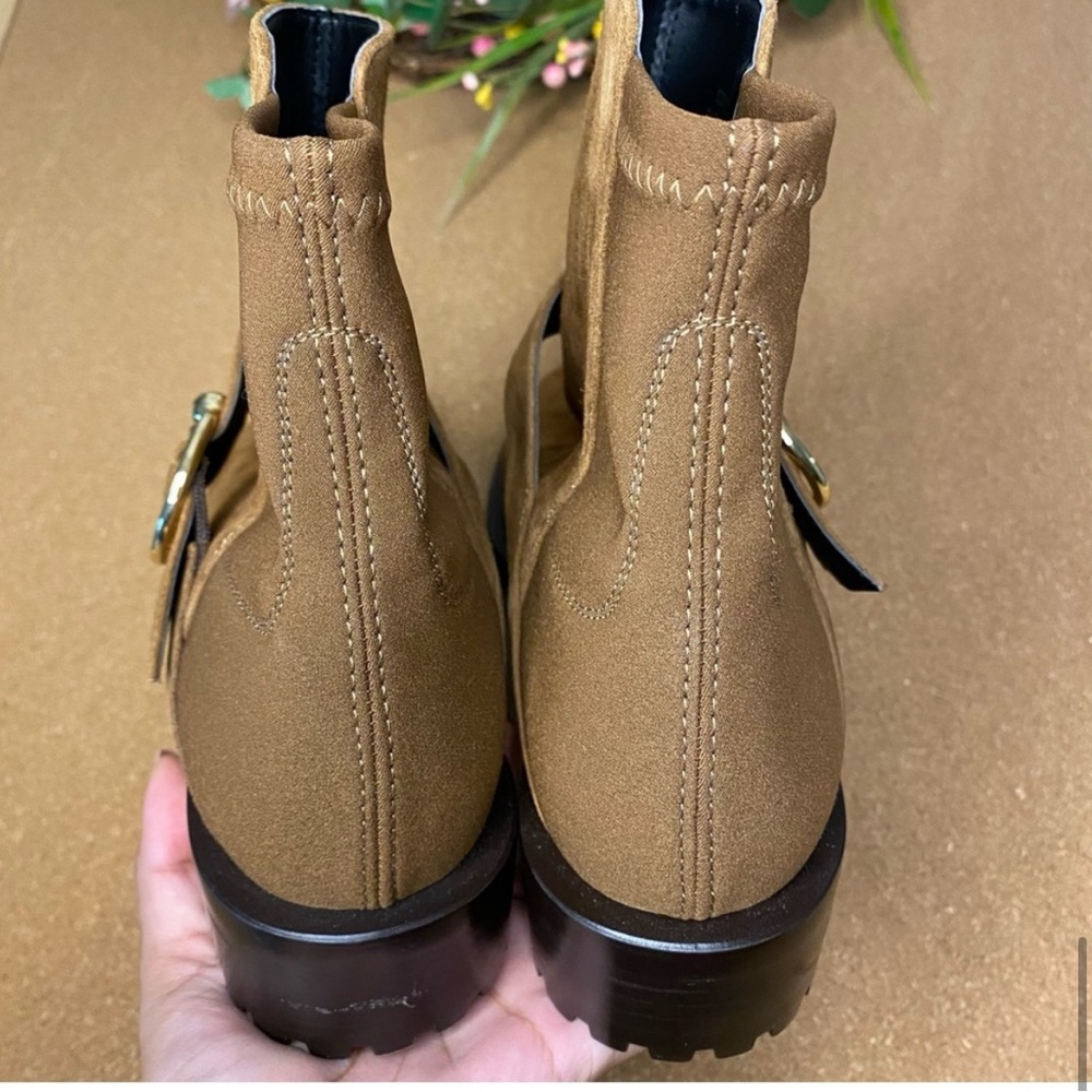 Stuart Weitzman Womens Suede and Neoprene Ankle boots Size 7 - Picture 12 of 16